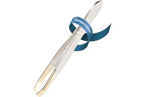 REMOS PROFESSIONAL BODY CARE REMOS Tweezers with Cranked, Straight & Gold Plated tip 8 cm