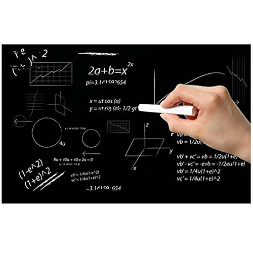 MFEIR® Tafel-Aufkleber Selbstklebende Tafelfolie Kreidetafel in der Größe 60×200 cm in Schwarz - 2