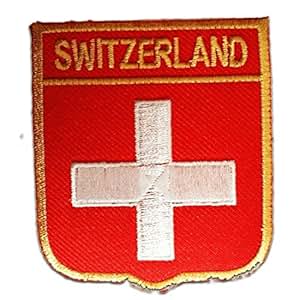 Patch Drapeau Suisse Brodé 9x6cm – À Coudre Ou Repasser Sur Vêtements