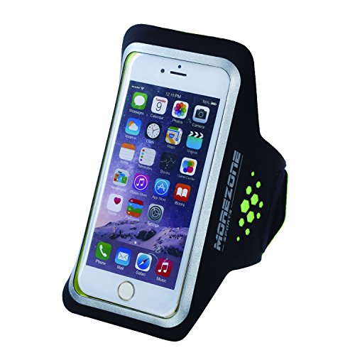 MOREZONE iPhone 6/6s/7 Handy Sportarmband Fitness Jogging Running Armband für Galaxy S7 S6 S5 Workout Laufen Arm band(geeignet für Handys unten 5.1 zolle) - 2