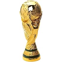 Copa Mundial de Fútbol Trofeo, Trofeo Réplica Copa del Mundom, Trofeo de la  Copa del Mundo de 13 cm-44 cm, Recuerdos de Colección de Decoraciones para  ...