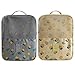 Produktbild Tcrizhao Langlebig wiederverwenden Schuh-Aufbewahrungs Box, Multipattern, Wasserdichtes, Oxford-Tuch, Zip Lock Home-Speicher Reisetasche, 2 Pack für das Hausverpacken