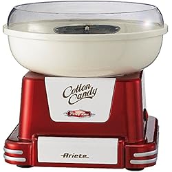 Ariete 2971 MÁQUINA DE ALGODÓN DE AZÚCAR PARTY TIME, 500 W, De plástico, rojo