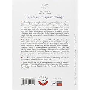 Dictionnaire critique de théologie Livre en Ligne - Telecharger Ebook