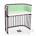 Babybay Varnished Boxspring Co-Sleeper Cot, Colonial