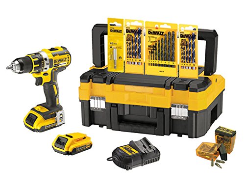 Preisvergleich Produktbild DeWalt Akku-Bohrschrauber inklusive Zubehör-Set, DCK732D2T-QW