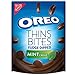 Produktbild Oreo Thins Bites Fudge Dipped Chocolate Sandwich Cookies, Mint Creme, 6 Oz (170g)