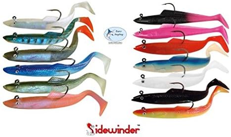 Sidewinder NEW Sandeel Fishing Lures - 6 inch All Colours
