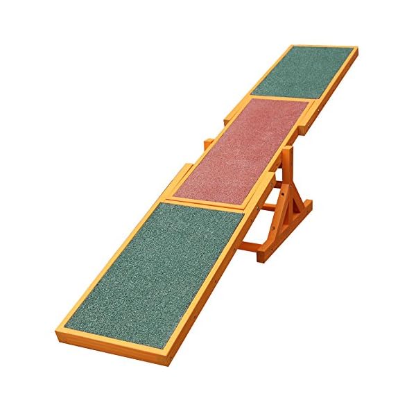 WilTec Dog Pet Seesaw Agility Training Equipment Exercise Toy Puppet