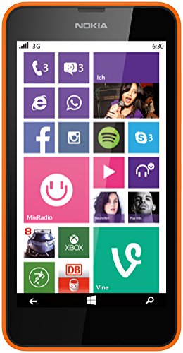 Smartphone Nokia Lumia 630 dual SIM  11 4  cm  4 5      avec   cran tactile  appareil photo 5  mpx  vid  o HD-Ready  Snapdragon  400  Quad-core 1 2  gHz  Windows Phone 8 1 