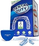 Anti Grinding Dental Night Guard, Stops Bruxism,Tmj & Eliminates Teeth Clenching.Pack of 4 Guards in 2 Sizes for Custom Fit-BPA Free!