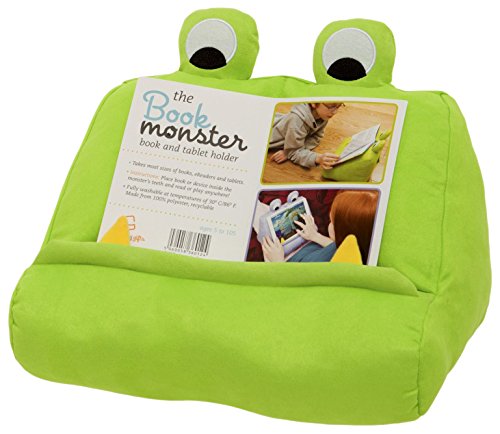 Monster Tablet Kissen | Lesekissen Leseständer | Buchhalter Buchstütze | Tablethalter iPad Ständer - 2