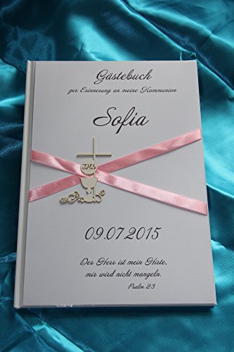 Hardcover-Gästebuch, Konfirmation, Kommunion, Jugendweihe, Erinnerung Nr. 39 - 2