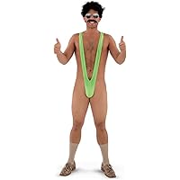 GOODS+GADGETS Borat Mankini Herren Badeanzug Sexy C-String Tanga Badehose Badeshorts Alternativ Party-Kostüm Bikini für…