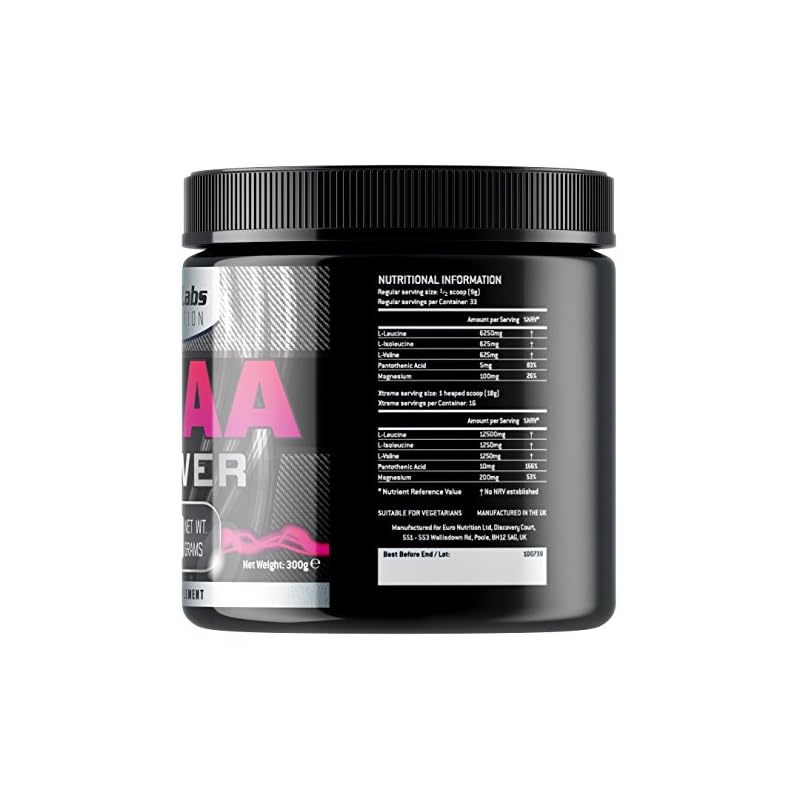 Iron Labs Nutrition, BCAA Power 15,000mg BCAAs Per Serving Intra