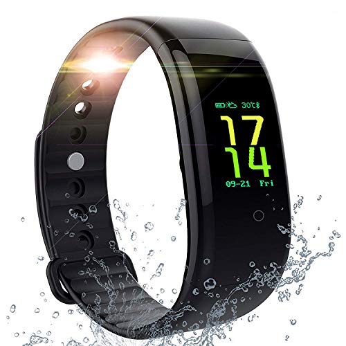 Preisvergleich Produktbild Smart Aktivitätstracker Fitness Tracker, Bluetooth Armbanduhr Herzfrequenzüberwachung, wasserdichter Schrittzähler für Jungen und Mädchen Überwachung des Schlafens, Armband, Sportarmband Android / iOS