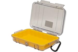 Pelican 1040-027-100 1040 Micro Case (Yellow/Clear)