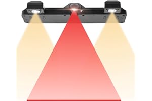 Naissgo Dartscheibe Beleuchtung, Dart Licht, Dartboard Beleuchtung- 2 In 1 Einstellbare Laser-Wurflinie Und LED-Leuchten Für Borsten-Oder Elektronische Dartscheiben- USB Zu DC 5V Stromkabel