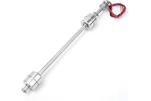 ARAMOX Float Switch, Stainless Steel Double Ball Water Level Sensor, Fish Tank Liquid Water Level Controller for Water Tank, Swim Pool, Sink (Float 250mm)