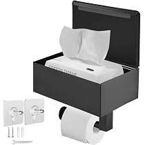 Toilettenpapierhalter Mit Stauraum – Stapelbar, Wandmontiert, Für Bis Zu 12 Rollen, Platzsparend