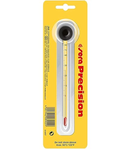 5x Aquarium-Thermometer Mit Saugnapf – Tauchthermometer Für Süß-/Salzwasser, 14,5 Cm, Glas