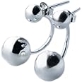 Helen De Lete Orecchini Sport Badminton In Argento Sterling 925 – Piccoli E Brillanti
