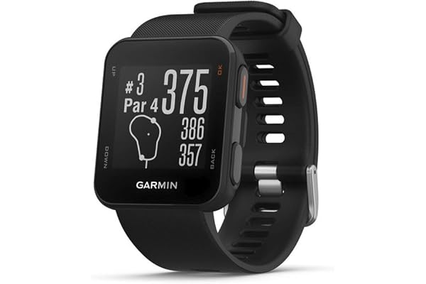 Garmin APPROACH S10 Montre GPS de Golf Noir