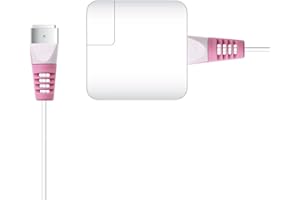 TUDIA KLIP Ochraniacz na kabel do ładowania, oszczędzający organizer, ochronny pokrowiec na przewód przewodowy, kompatybilny z Macbookiem (różowy)