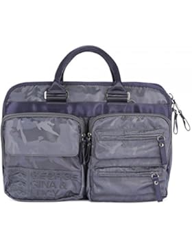 George Gina & Lucy Nylon Laptop 17'' Aktentasche dunkelblau