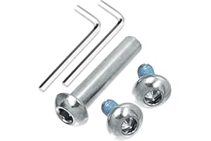 OTFAITP 24 mm - 120 mm M8 Screw for Replacement of Child Kick/Adult Scooter Wheelchair Folding Table and Chair Repair