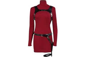 NOICLUB RE Ada Wong Leon Cosplay Costume Womens Mens Outfit Red Dress Halloween Carnival Party Disguise Suit