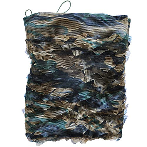 GUGULUZA 2 Ply Camo Stealth Ghost Net Green Mesh Backed 4.5m x 1.5m Shooting Hide Netting