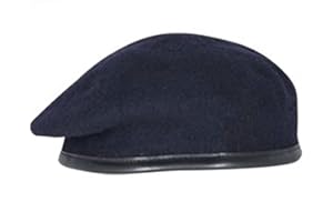 HIGH QUALITY OFFICERS STANDARD FOR ALL RANKS. Firmin Navy Blue British Army Beret (RLC, Royal Sigs, REME,MPS)