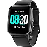 GRV Smartwatch Uomo Orologio Contapassi Orologio Fitness Sportivo con Cardiofrequenzimetro, Ossigeno nel Sangue, Android iOS 
