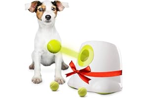 BOT BY BLUEROAD BOT Automatischer Ballwerfer für Hunde, inkl. 3Stk Hundebälle. Ballwurfmaschine Hunde für kleine Hunderassen. Interaktives Hundespielzeug für zu Hause und draußen (Ifetch Mini 5cm)