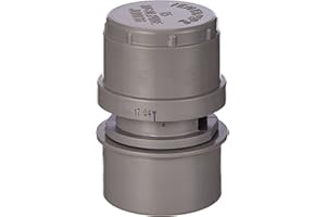 Wirquin 70723710 Anti-vide droit pour tube D32-40 anti-désiphonage et anti-odeurs, gris