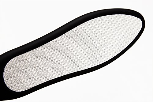 UPUAUT Hornhautfeile Hornhautraspel Hornhautentferner in einem soliden Handgriff 26cm x 5,5cm x 1,5cm schwarz Edelstahl rostfrei für Ihre Pediküre - 9