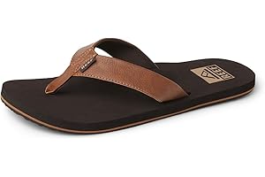 Reef MENS SANDALS, TWINPIN, TAN/GREY