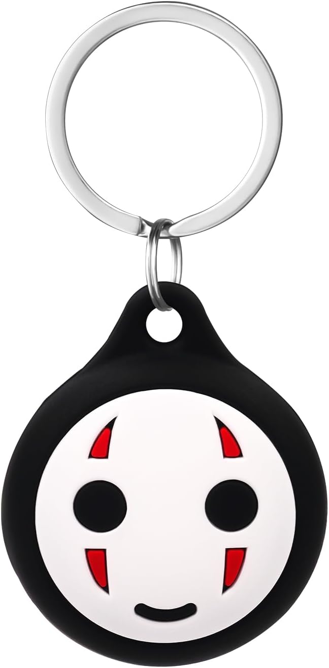 AXFEE Llavero para AirTag Silicona, Llaveros AirTag Funda Protectora, Llavero Portátil Impermeable, Regalo para Niños, Ancianos