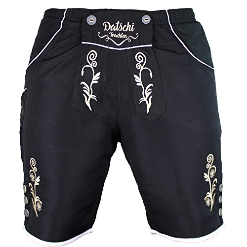 Lederhosen Badehose bestickt in verschiedenen Farben und Größen Trachten Badehose Bayrisch