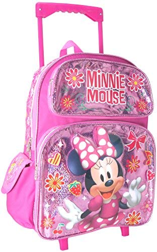 Preisvergleich Produktbild Licensed Minnie Mouse, Mädchen Kinderrucksack Pink Rose L