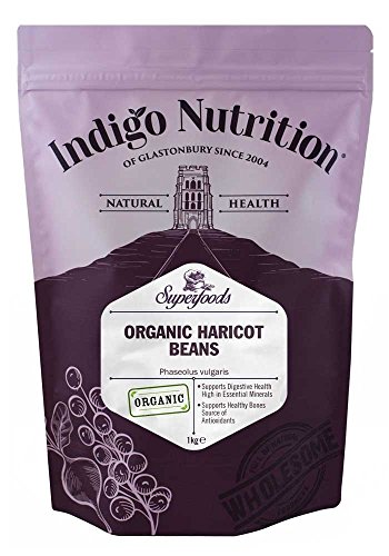 Indigo Herbs Organic Haricot Beans 1kg