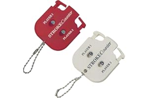 ZORTVUL 2 Stück Golf Zähler Clicker Golf Schlagzähler Golf Zählkette Golf Punktezähler Mini Quadrat Golf Zähler Klicker Mit Zifferblatt Rückstellwerkzeug Golf Zubehör