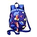 Produktbild Cartoon Kleinkind Baby Harness Rucksack, Yimoji Leine Sicherheit Anti-verloren Rucksack, Strap Walker Dinosaurier Rucksack für Baby Mädchen und Jungen,Dunkelblau