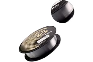 Guangcailun Pêche à la Ligne Spool extérieure Mer cping rivière étang de pêche en Nylon Fil Pêche Accessoire, Transparent, Taille 0.4