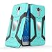 Produktbild Huawei Enjoy 7 Plus Hülle, SsHhUu Magnetic Car Mount Stoßsichere Dual Layer Hybrid Tasche Schutzhülle mit Ständer für Huawei Y7 Prime / Enjoy 7 Plus (5.5") Hellblau