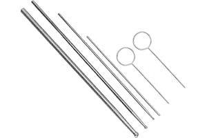 ZYYINI Stainless Steel Snake Sexing Probe Kit, Portable Design with Storage Box, Essential Tool for Reptile Keepers, Gender Identification for Corn Kingsnakes Hognose Snakes