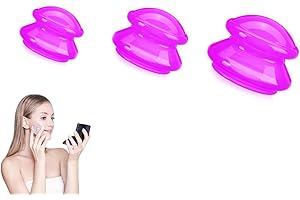 DFSUCCES Cupping Therapy Set, 3 Cups Anti Cellulite Massage Cup,Acupoint Cupping Therapy Sets Portable,Silicone Cupping Cup,for Muscle and Joint Pain Relief Physical Therapy (Rose red)