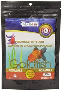 Northfin Fish Food Goldfish Formula 2mm Pellet 250 Gram Pack