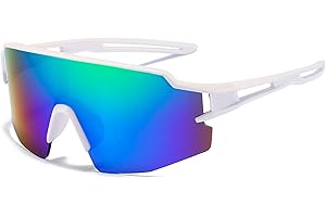 MUSELK Sports Sunglasses Men Women Cycling Glasses Sunglasses Polarised Sunglasses for Outdoor Activities MTB Road Bike Cycling Biking Ski Sunglasses with UV400